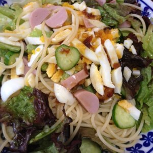 シャキシャキ☆サラダ　de パスタ